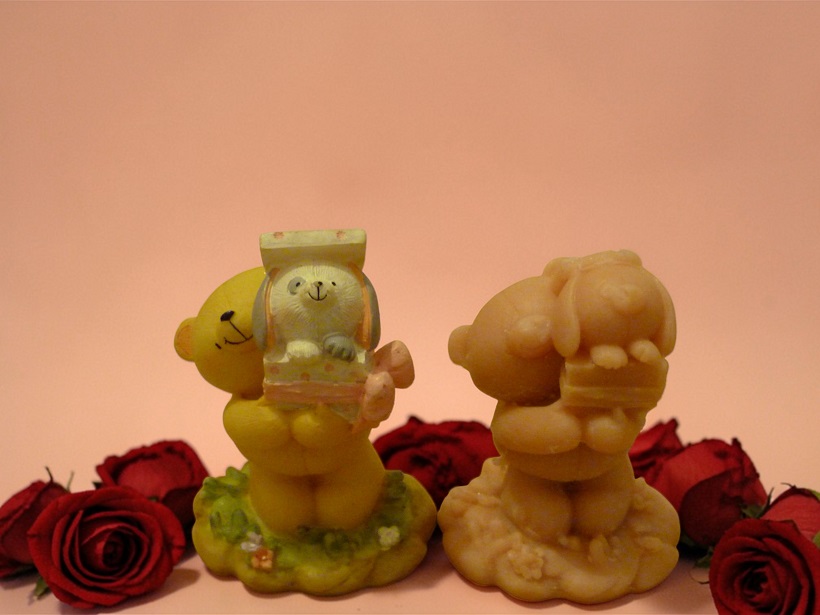 (image for) beertje met hondje in cadeau (eigen creatie)